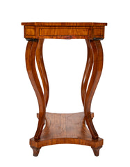 Continental Neo-Classic Side Table with Marquetry Inset Top