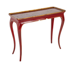 Chinoiserie Gilt Tray Top Center Table