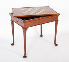 Rare George II / Queen Anne  Padouk Wood Game & Tea Table