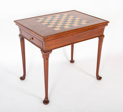 Rare George II / Queen Anne  Padouk Wood Game & Tea Table