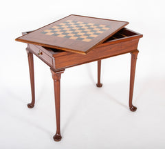 Rare George II / Queen Anne  Padouk Wood Game & Tea Table