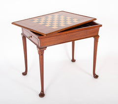 Rare George II / Queen Anne  Padouk Wood Game & Tea Table