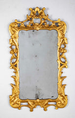 Chippendale Gilded Open Work Carved Wall Mirror