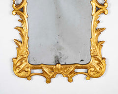 Chippendale Gilded Open Work Carved Wall Mirror