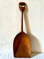 Antique Hand Carved Wood Shaker Granary Shovel