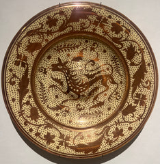 An Early 20th Century Hispano Moresque Luster Glazed Ceramic Charger