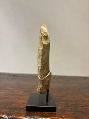 Neolithic Flint Axe Head Mounted on a Steel Base, Great Britain 4400-2200 BC