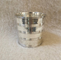 A Barker Ellis Silver Plate Flower Pot or Vase