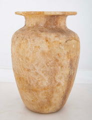 19th Century Acient Egyptian Style Alabaster Vase