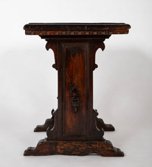 18th Century Italian Baroque Style Walnut Side Table