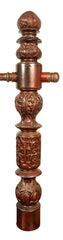 19th Century Burmese Bronze Temple Bell with Stand