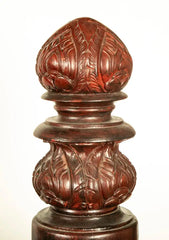 19th Century Burmese Bronze Temple Bell with Stand