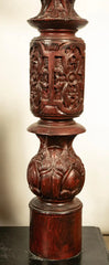 19th Century Burmese Bronze Temple Bell with Stand