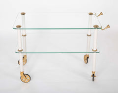 Italian Trolley Bar Cart by Osvaldo Borsani