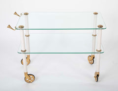 Italian Trolley Bar Cart by Osvaldo Borsani