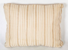 Pair of Cream & Gold Fortuny Malmaison Pattern Pillows     Also Priced Individually