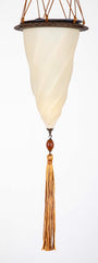 Fortuny Hanging Light Fixture In Glass