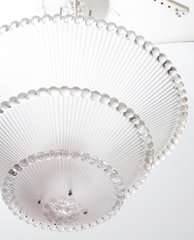 Lalique "Perles Trois Etages" Chandelier