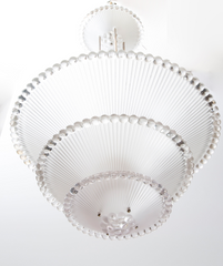 Lalique "Perles Trois Etages" Chandelier