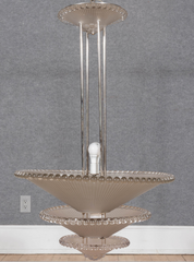 Lalique "Perles Trois Etages" Chandelier