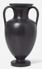 A Large Basalt Wedgwood Two Handled Vase