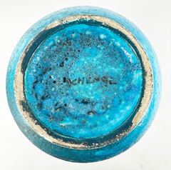 A Lachanel Turquoise Crackle Glazed Vase