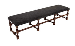 Pair of William & Mary Style Long Benches