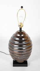 Monumental Italian Modernist Beehive Table Lamp