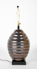 Monumental Italian Modernist Beehive Table Lamp