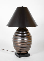 Monumental Italian Modernist Beehive Table Lamp