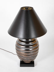 Monumental Italian Modernist Beehive Table Lamp