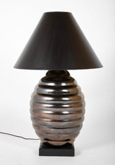 Monumental Italian Modernist Beehive Table Lamp