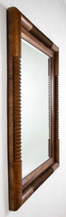 Carved Oak Mirror Attributed to Charles Dudouyt