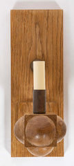 Pair of Foursquare Oak Sconces by Paul Marra  - Two Pair Available