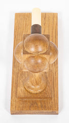 Pair of Foursquare Oak Sconces by Paul Marra  - Two Pair Available