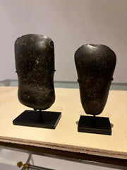 Pair of Neolithic Black Basalt Axe Heads, Great Britain Circa 2200 BC