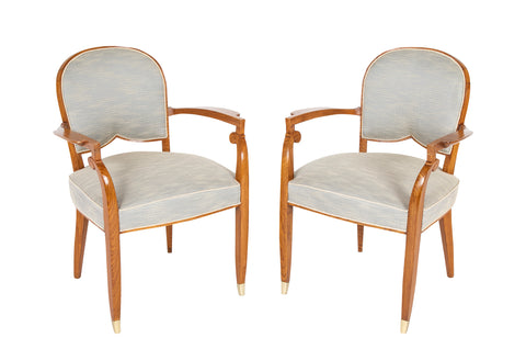 Pair of French Louis XV Walnut Bergere Chairs – Avery & Dash Collections