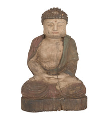 Carved Wooden Buddha