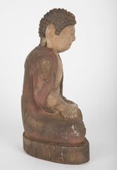 Carved Wooden Buddha