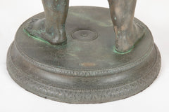 Bronze Fountain of a Putti Carrying a Dolphin