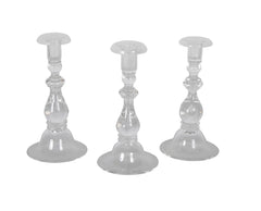 Three Steuben Candlesticks