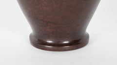 20th Century Japanese Bronze Vase with Bow String Decoration