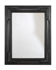 An Ebonized Dutch Baroque Style Mirror