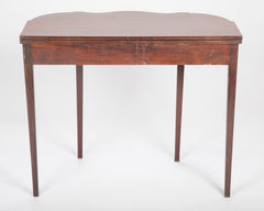 American Hepplewhite Card Table