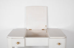 A French Parchment Dressing Table / Desk