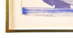 "Southwest Blues" Lithograph by Helen Frankenthaler