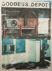 "In Transit ( Goddess Depot )" by Robert Rauschenberg