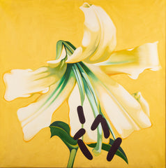 "Lily" Oil on Canvas by Lowell Blair Nesbitt