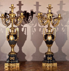 Pair of Louis XVI Style Candelabra