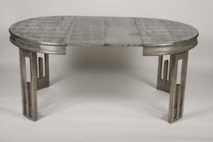 Silver Leaf Dining Table by James Mont